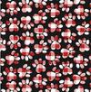 Paw Prints Red Plaid