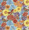 Rainbow Floral w/ Butterflies