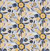 Mustard and Blue Floral
